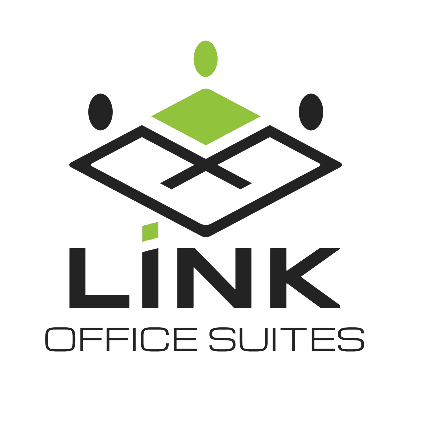 Link Logo vertical with black print